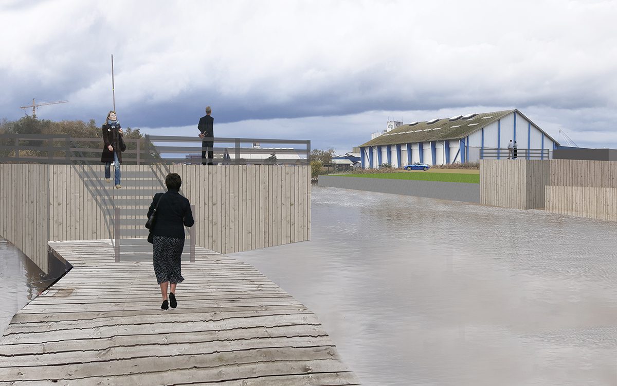 Klimasikring ved porten til Kolding Å / Artelia / Rådgivende Ingeniører