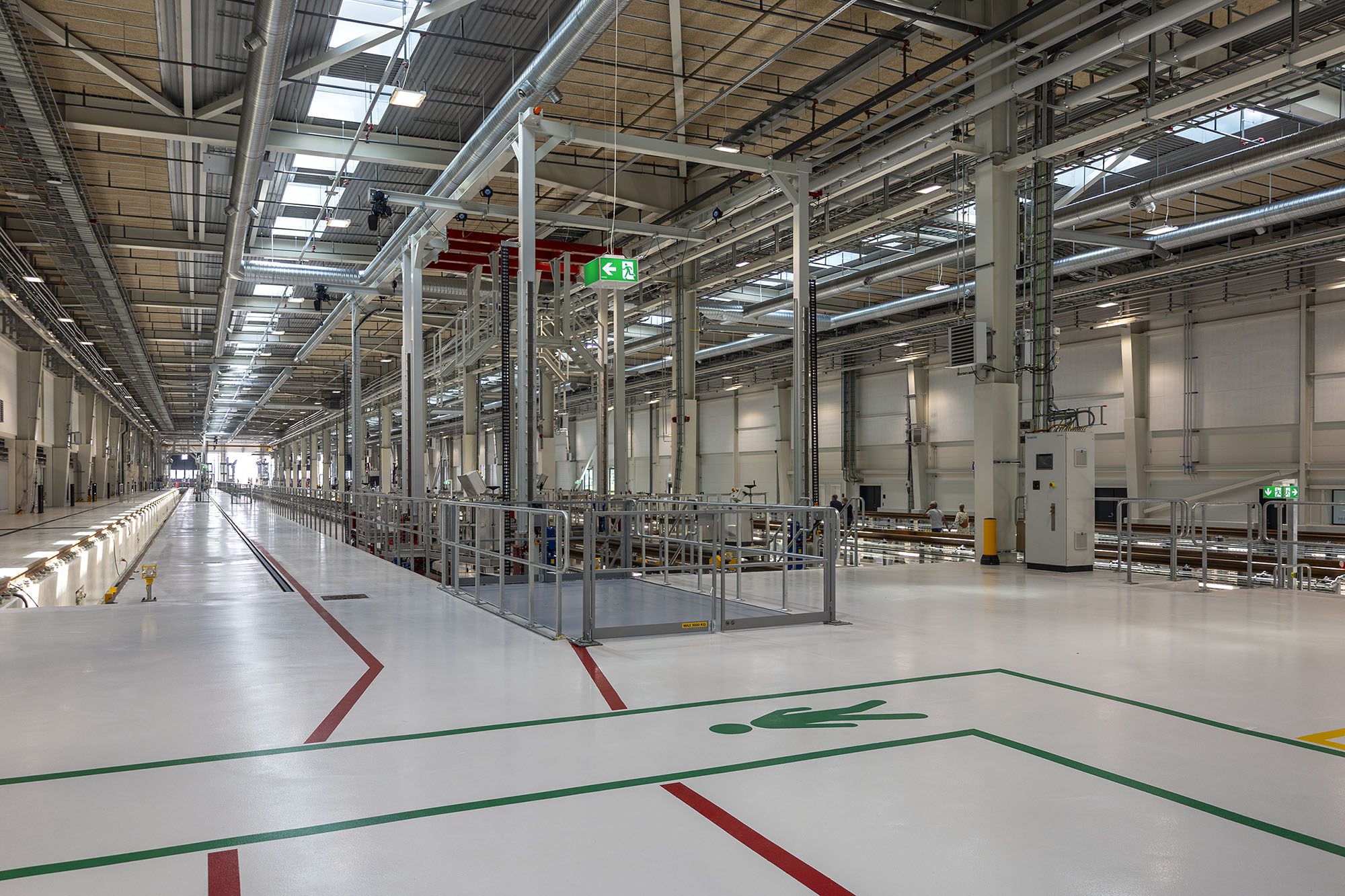 Indenfor på DSB-værkstedet i Næstved.