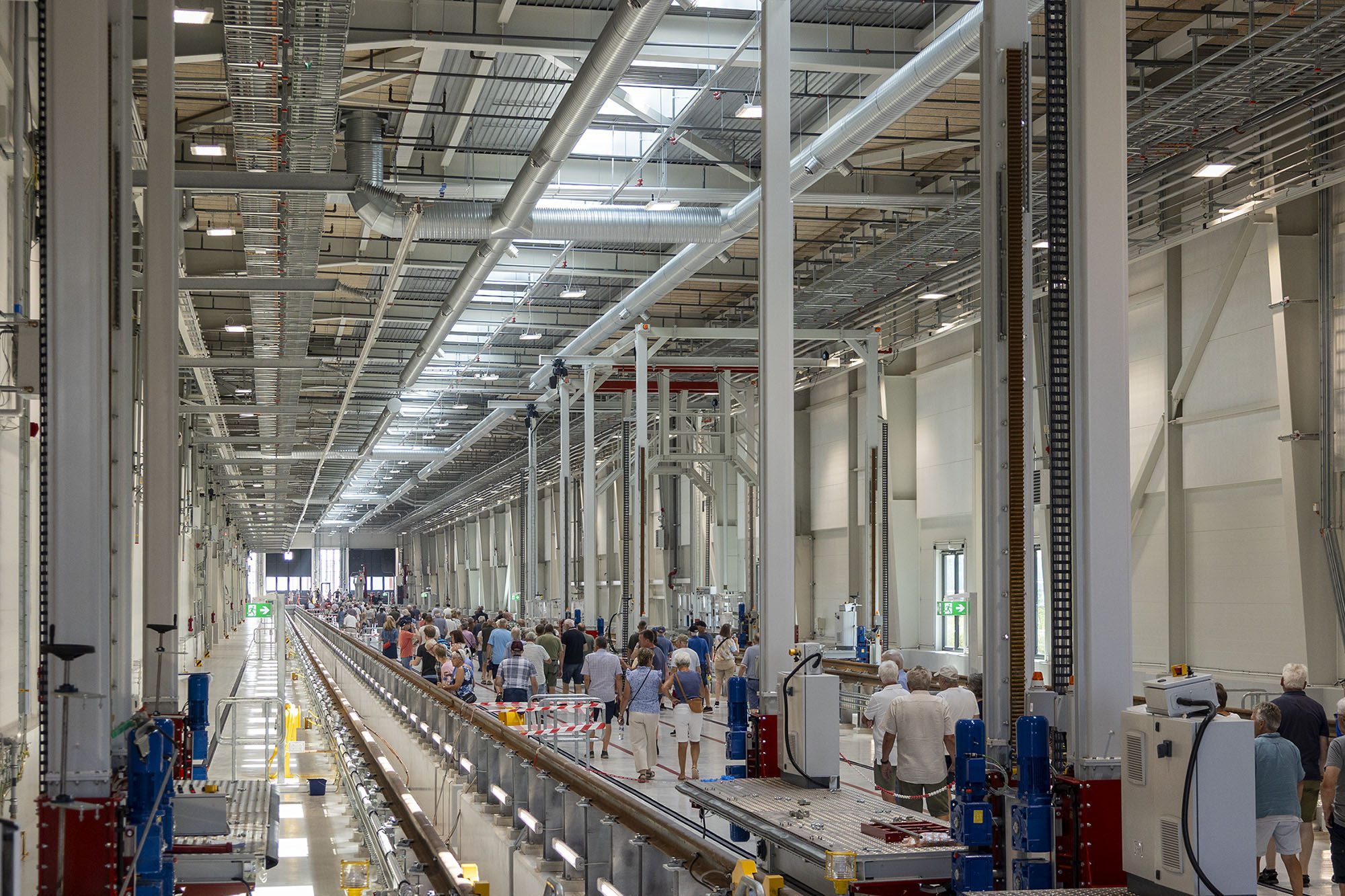 Indenfor på DSB-værkstedet i Næstved.