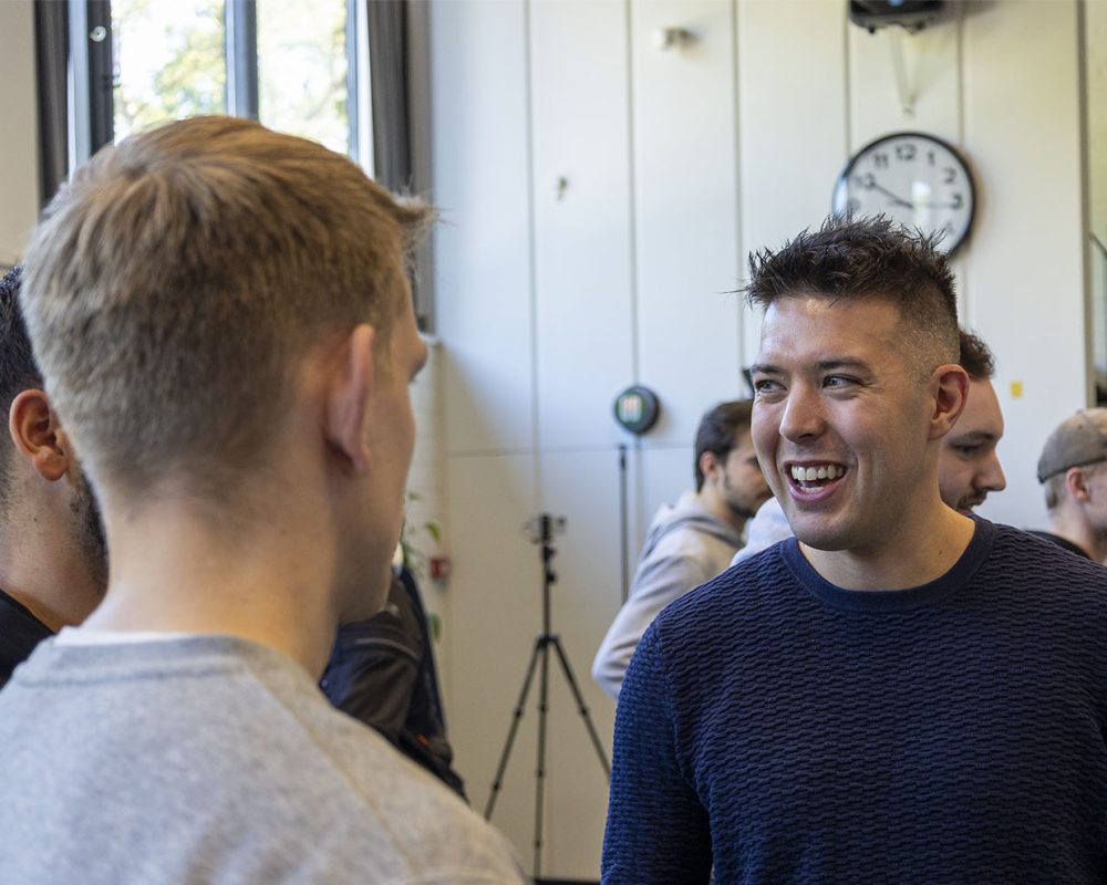 Kasper Rahbek repræsenterer Artelia på Maskinmesterdagen.